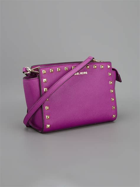 michael kors purple crossbody purse|michael kors crossbody purses cheap.